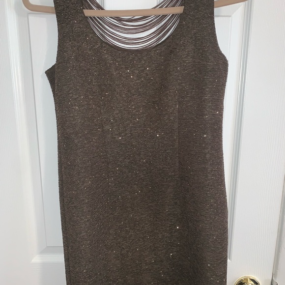 Bronze Mini Dress - Picture 3 of 12